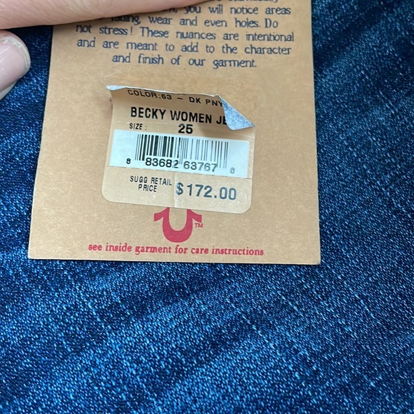 True Religion Size 25 Jeans - Picture 3 of 3